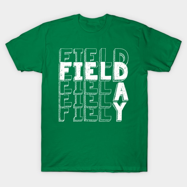 Field Day 2022 For school teachers kids and family green T-Shirt by Souben